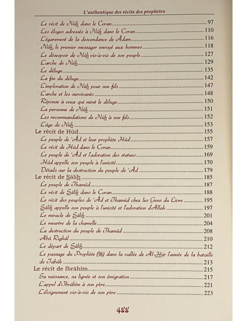 Lauthentique des Recits des Prophetes 2 volumes 4 - senlibrairie