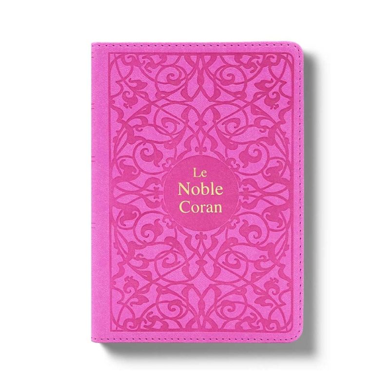 Noble Coran Bilingue avec Codes QR Rose - senlibrairie