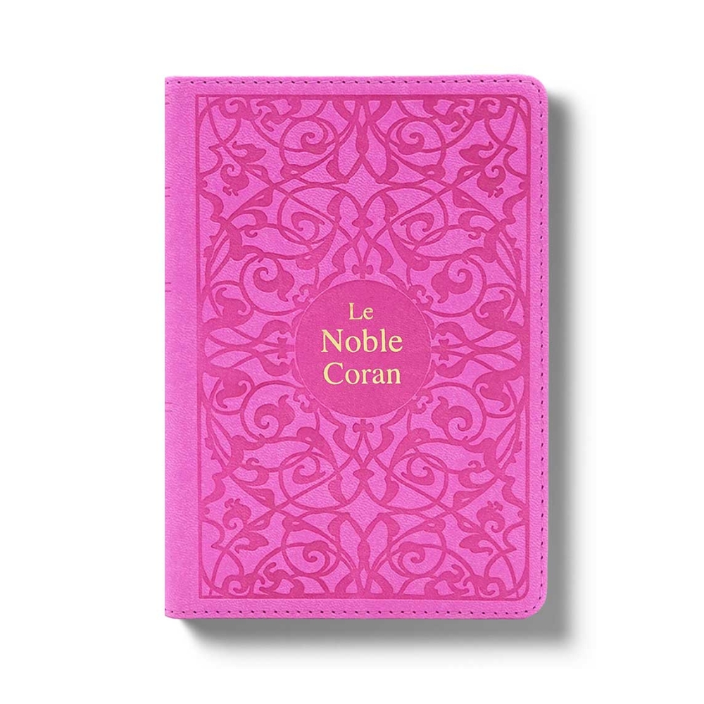 Noble Coran Bilingue avec Codes QR Rose - senlibrairie