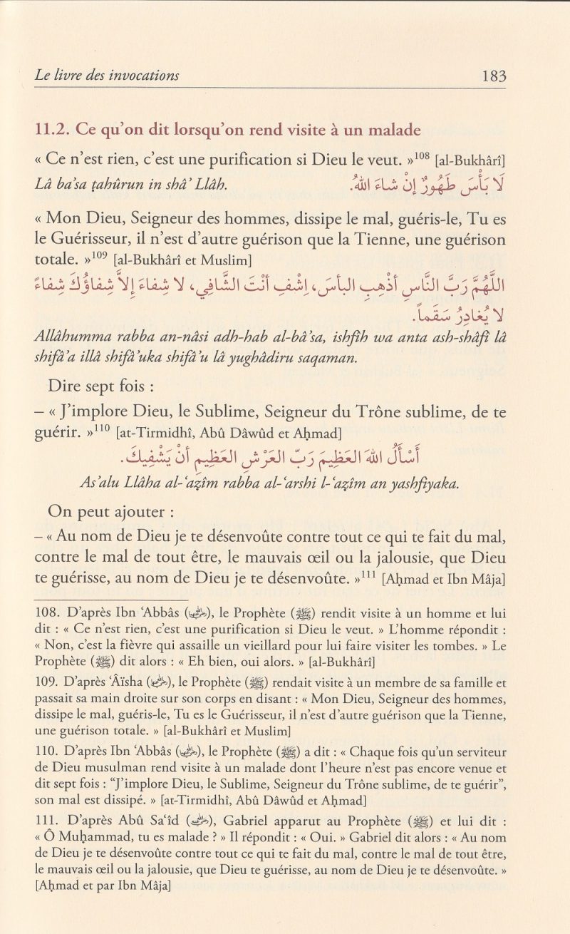 Rappels et Invocations selon le Coran et la Sunna 8 - senlibrairie