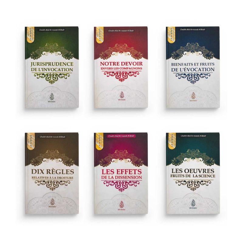 Pack Collection la science avant la parole et les actes - senlibrairie