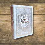 Le Saint Coran - Arabe-Français-Phonétique - Couleur Blanche dorée - 13 x 17 cm