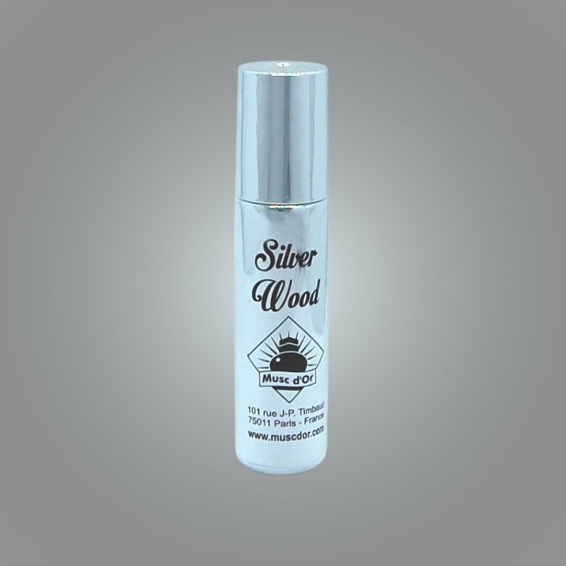 Eau parfumée désodorisante sans alcool SILVER WOOD 8ml - Musc d'Or