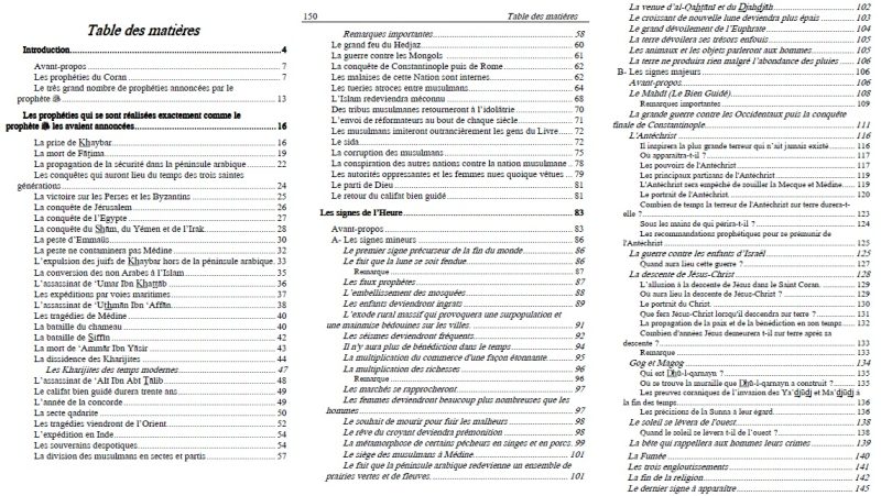 Prophéties et Signes de la fin du monde - Les grands et petits signes de la fin des temps