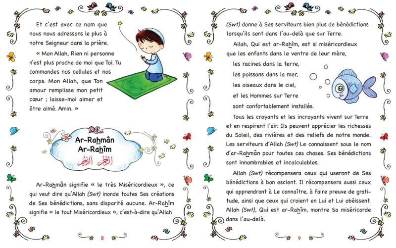 Les 99 noms dAllah Livre pour enfant sur les Beaux Attributs Divins 3 - senlibrairie