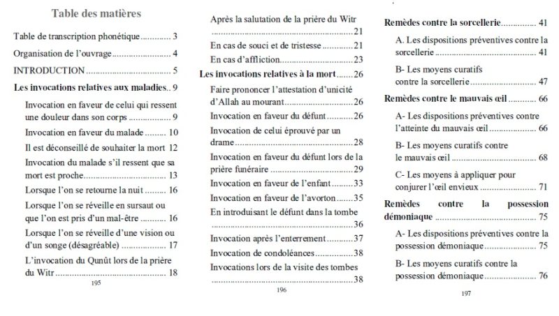 La Citadelle du malade Tiree du Coran et de la Sunna 2 - senlibrairie