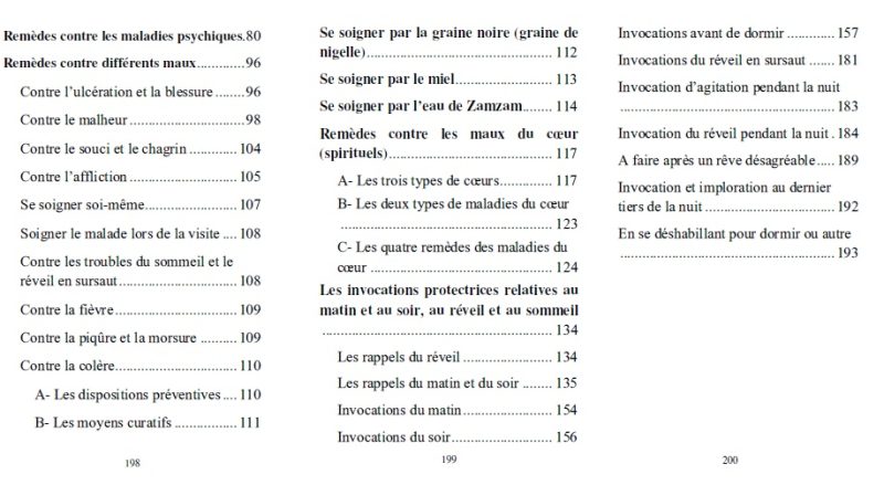 La Citadelle du malade Tiree du Coran et de la Sunna 3 - senlibrairie