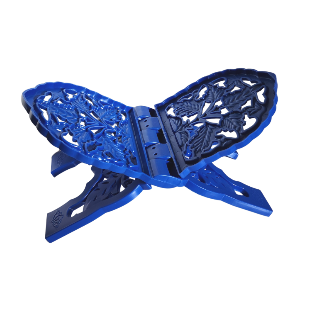 Grand porte Coran en plastique moule de couleur bleu 19 x 38 cm 1 - senlibrairie