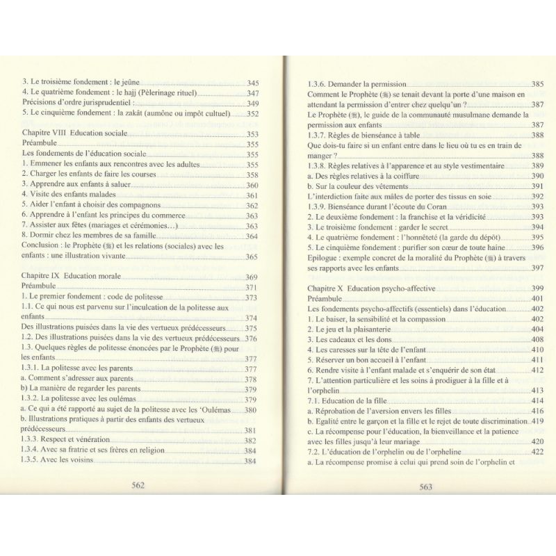 LEducation des enfants selon les principes du Prophete SAW 5 - senlibrairie