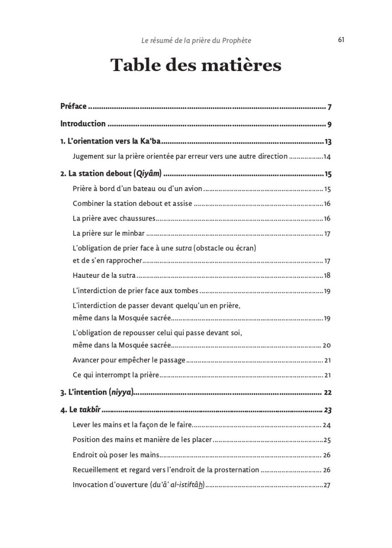 Le resume de la priere du Prophete Avec illustrations Muhammad Nasir al Din al Albani Editions al hadith 6 - senlibrairie