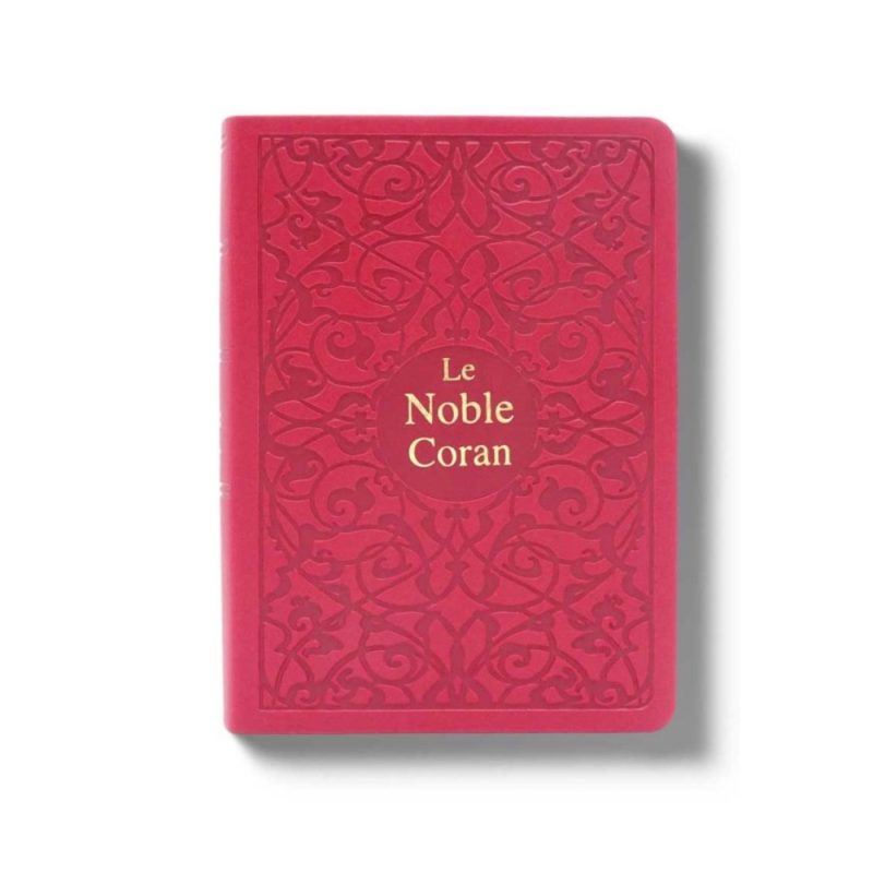 Noble Coran Bilingue Poche avec Codes QR Rouge - senlibrairie